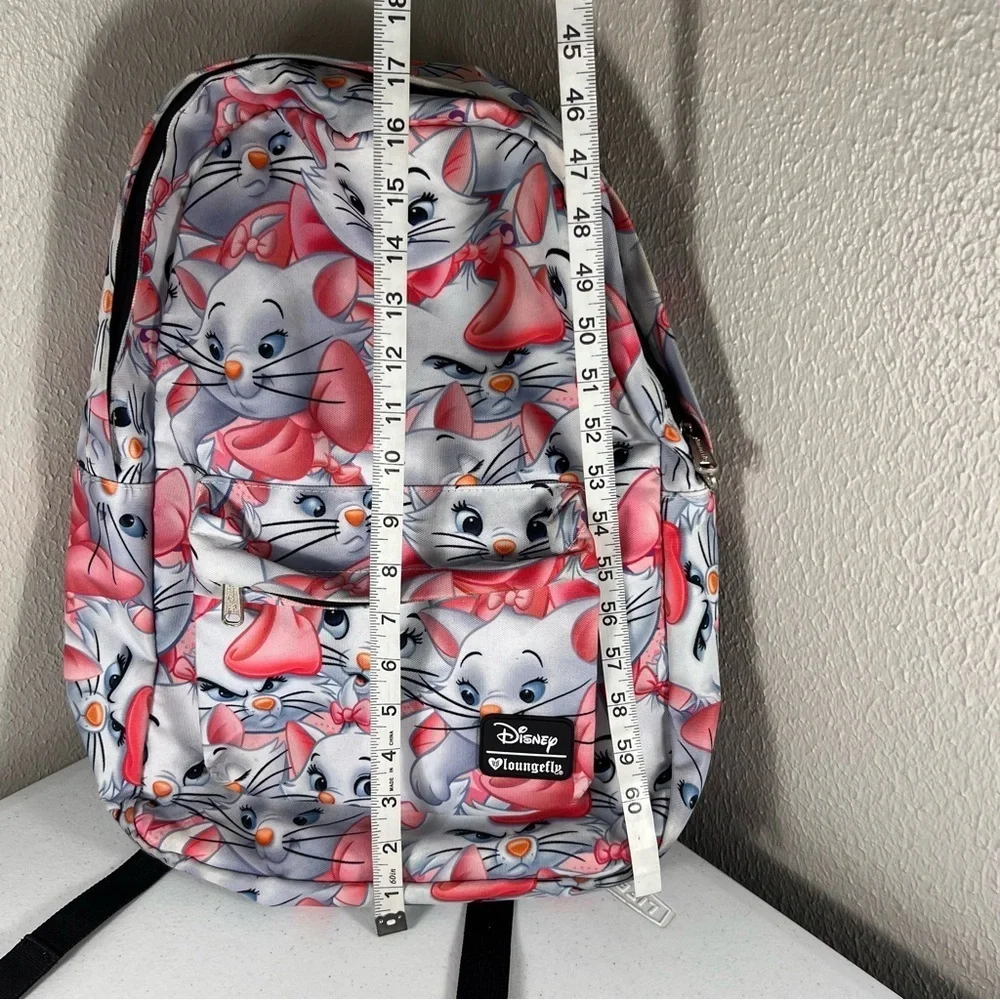 Disney Loungefly Marie Aristocats Bookbag Backpack Rare All Over Print